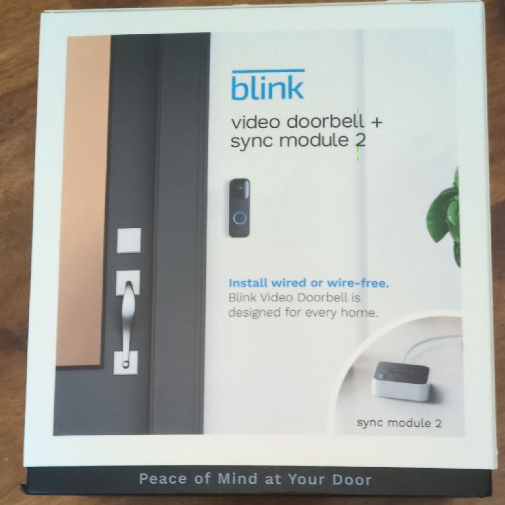 Blink Video Doorbell with Sync Module 2
